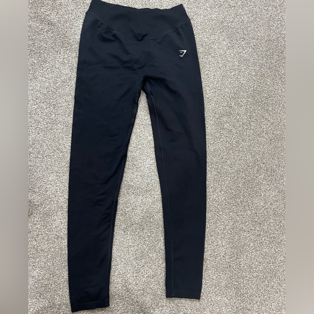 Gymshark High Waisted Black Seamless Leggings